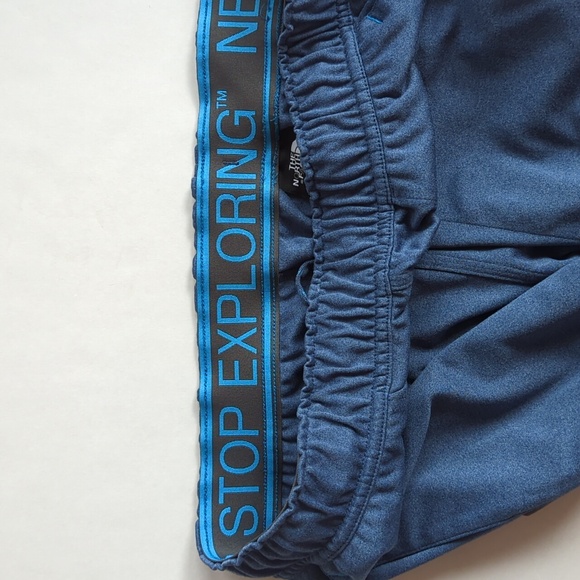 The North Face Pull On Athletic Jogging Pants MEDIUM Blue Pockets - Picture 10 of 16